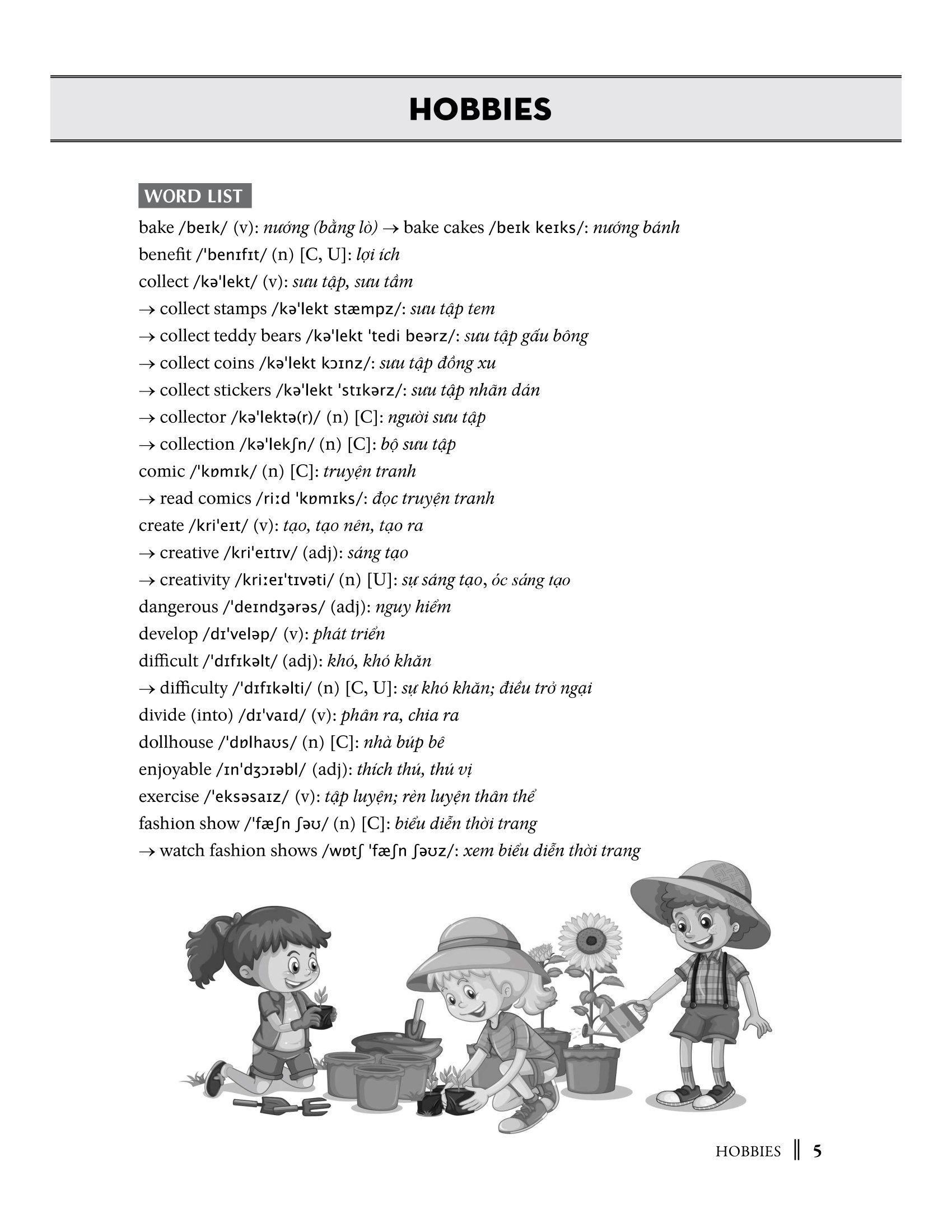 từ vựng tiếng anh 7 - Ảnh 8