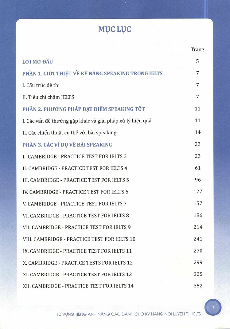 Từ Vựng Tiếng Anh Nâng Cao - Dành Cho Kỹ Năng Nói Luyện Thi IELTS - Ảnh 3