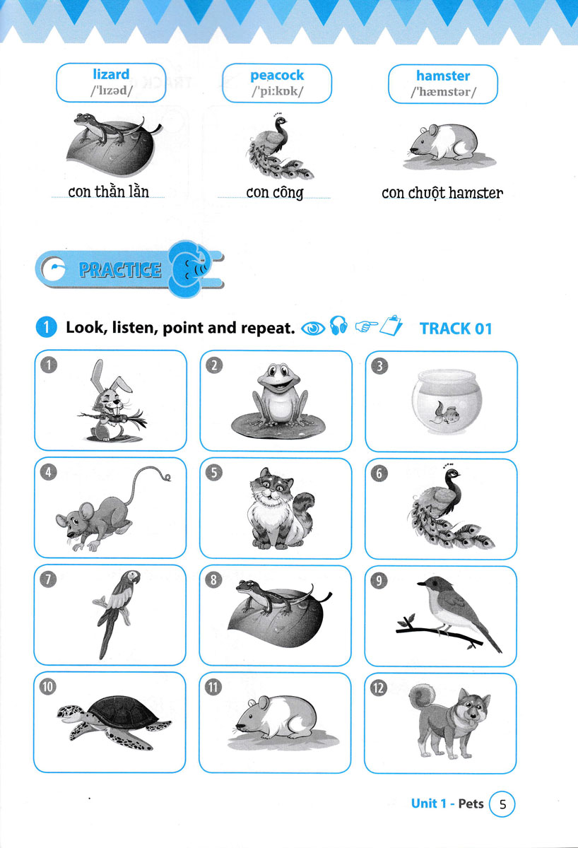 từ vựng tiếng anh theo chủ đề lớp 3 - Ảnh 6