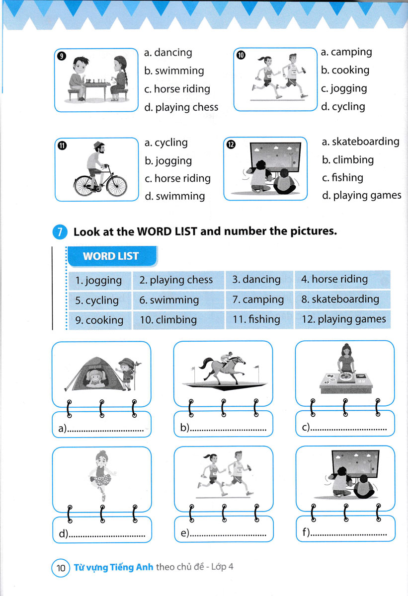 từ vựng tiếng anh theo chủ đề lớp 4 - Ảnh 11