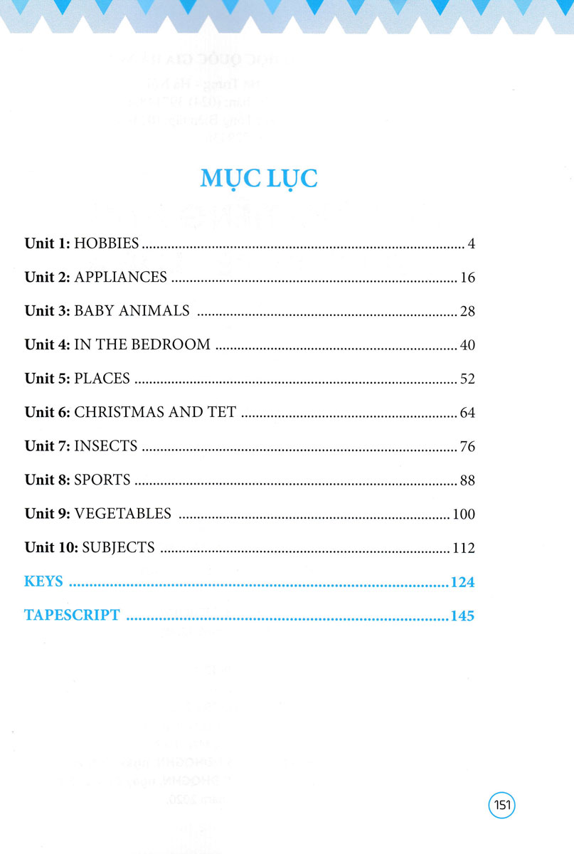 từ vựng tiếng anh theo chủ đề lớp 4 - Ảnh 4
