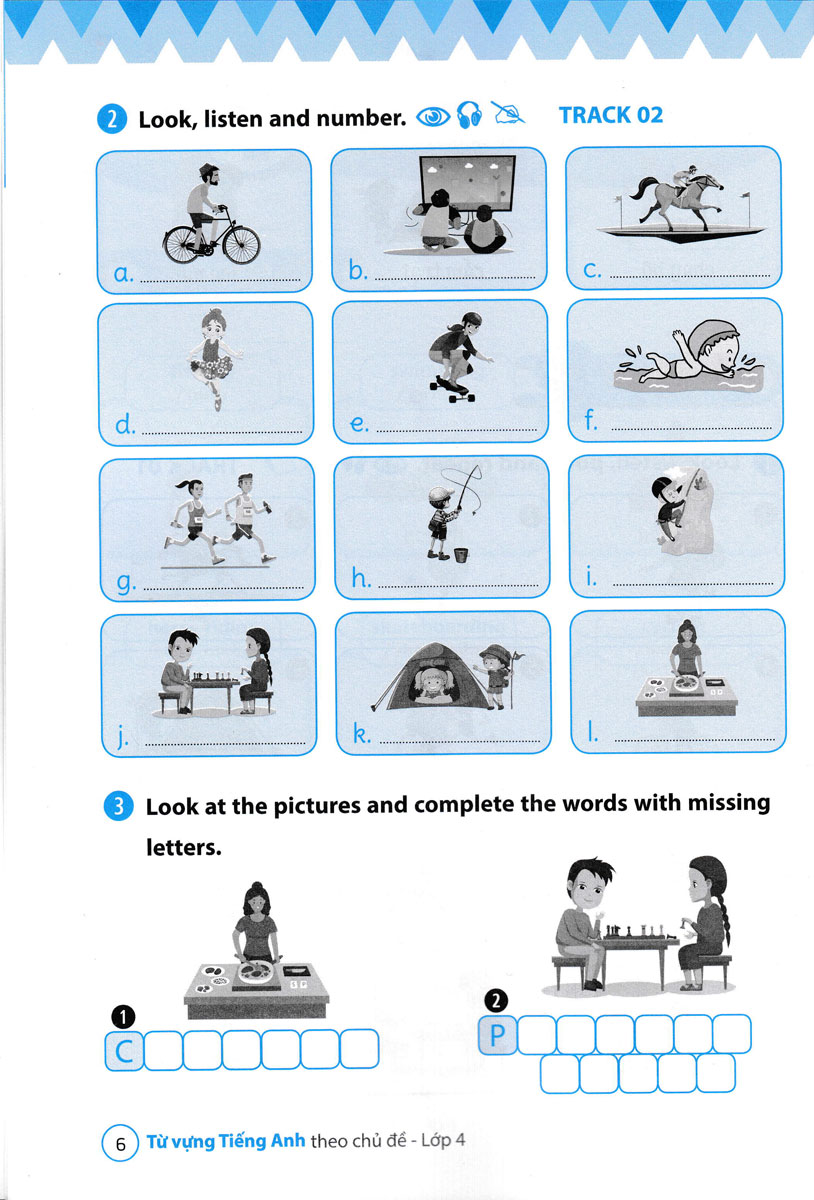 từ vựng tiếng anh theo chủ đề lớp 4 - Ảnh 7