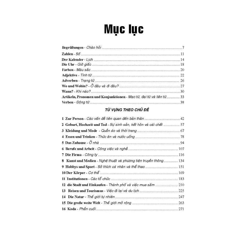 từ vựng tiếng đức theo chủ đề - Ảnh 4