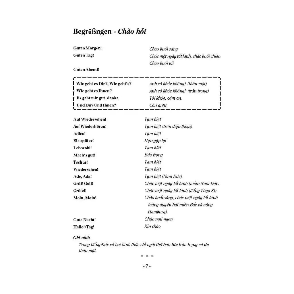từ vựng tiếng đức theo chủ đề - Ảnh 5
