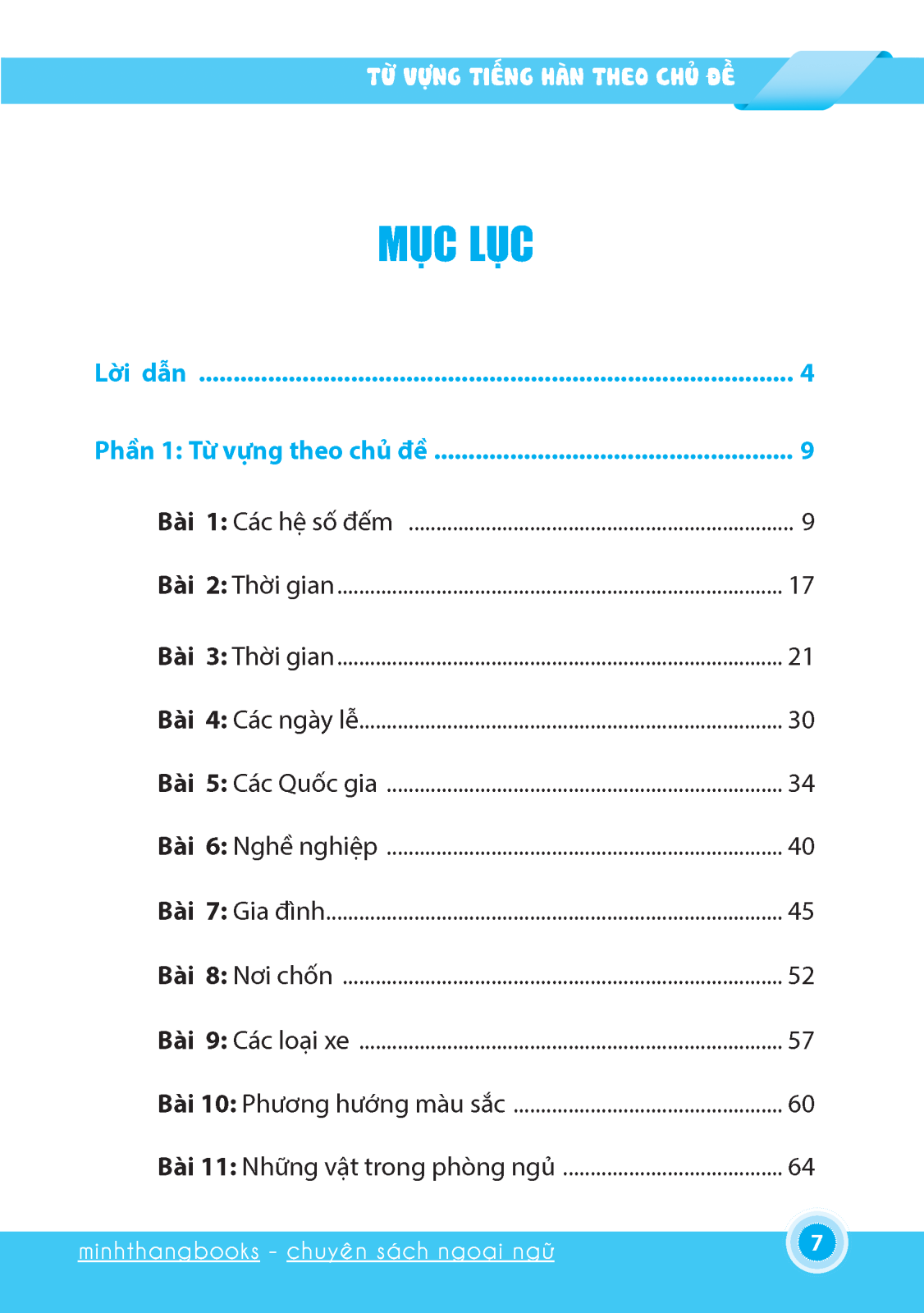 từ vựng tiếng hàn theo chủ đề (tái bản - kèm đĩa cd) - Ảnh 2