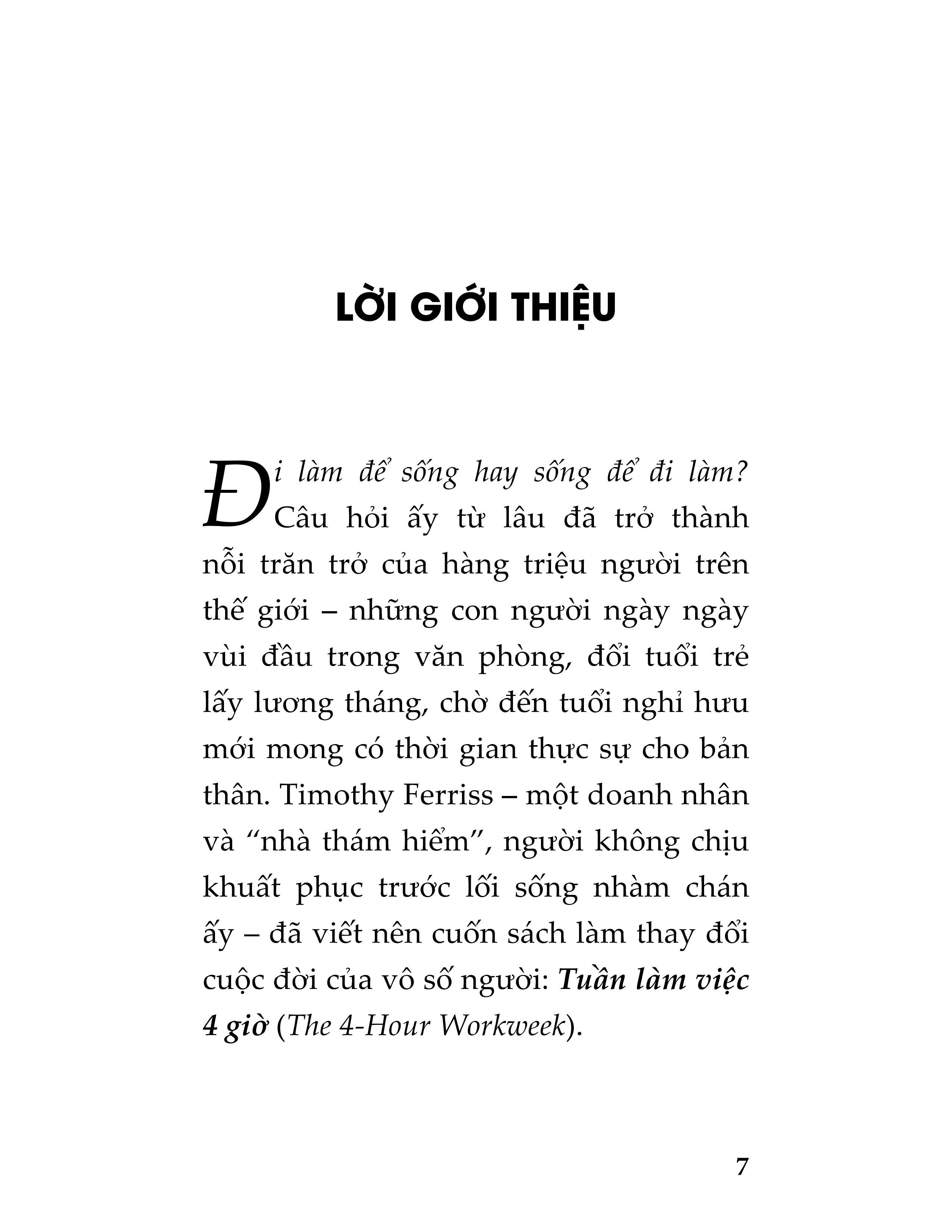 Tuần Làm Việc 4 Giờ - Bìa Cứng - Sách Tinh Gọn - Ảnh 12