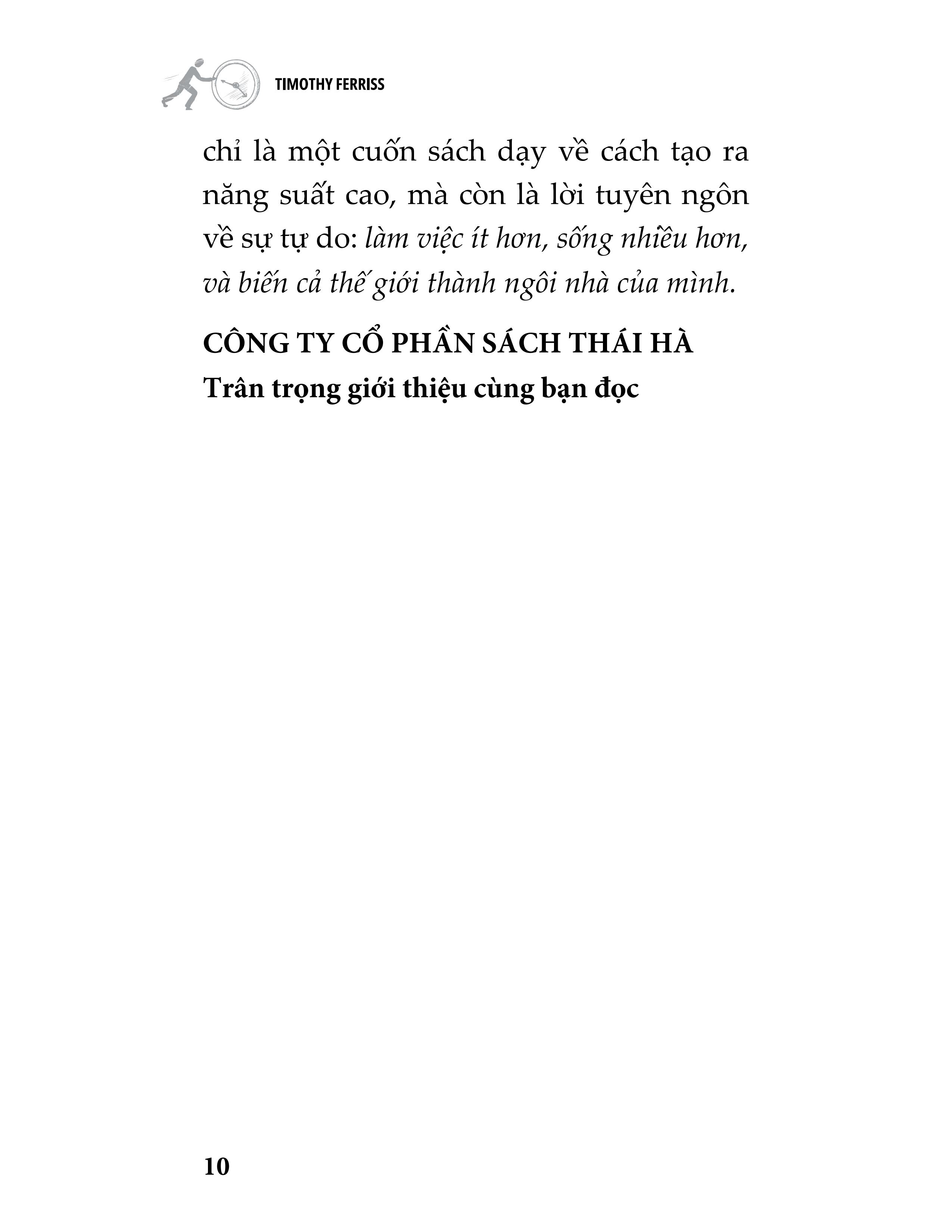 Tuần Làm Việc 4 Giờ - Bìa Cứng - Sách Tinh Gọn - Ảnh 5