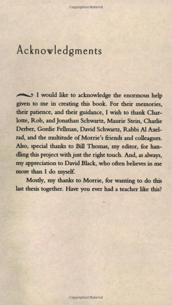 tuesdays with morrie: an old man, a young man, and life's greatest lesson - Ảnh 4