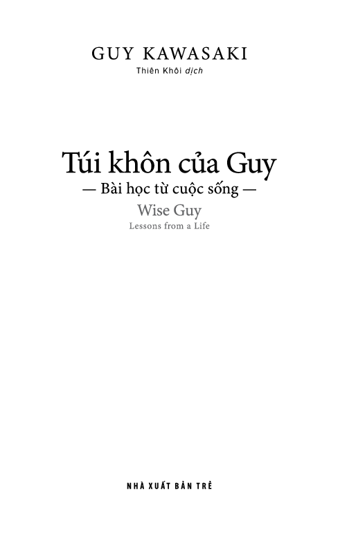 túi khôn của guy - bài học từ cuộc sống - Ảnh 3