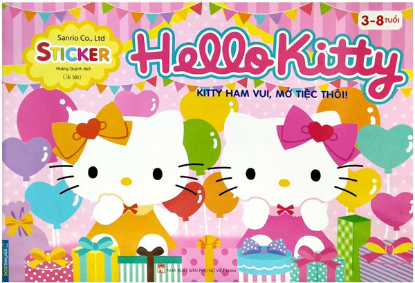 túi sticker hello kitty (3-8 tuổi) - Ảnh 8