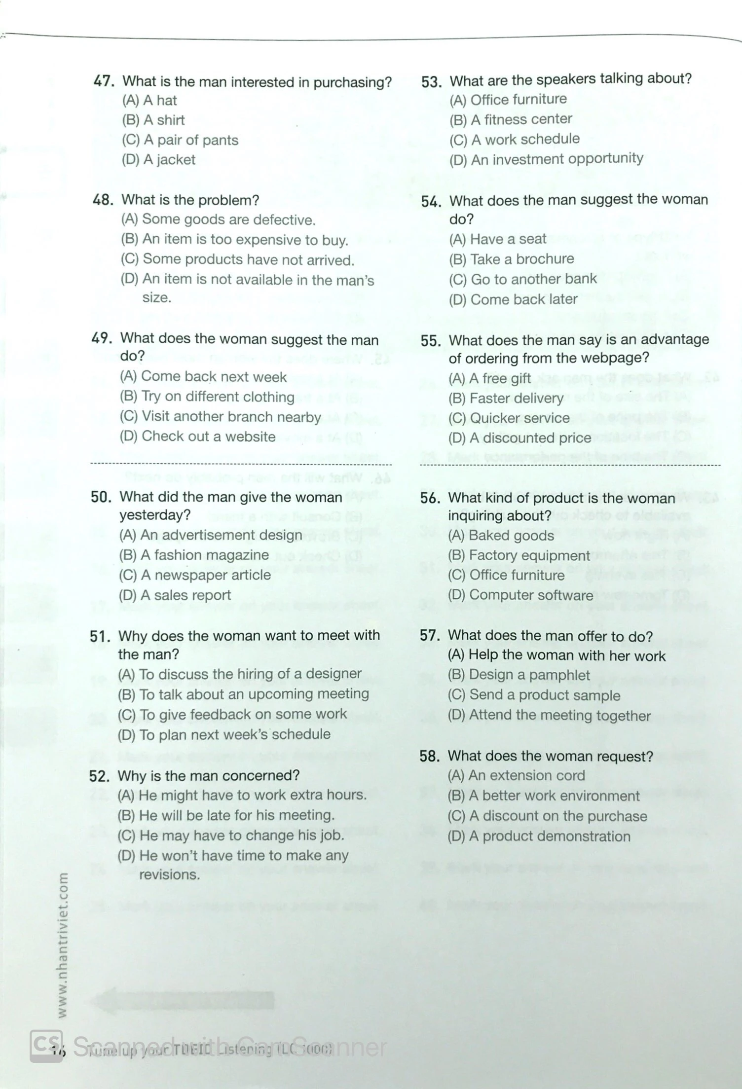 tune up your toeic listening lc 1000 - Ảnh 14