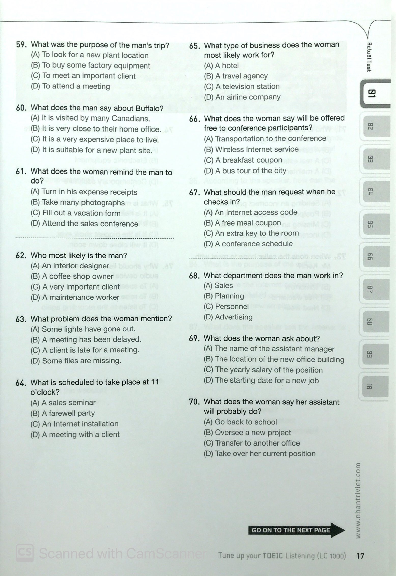 tune up your toeic listening lc 1000 - Ảnh 15