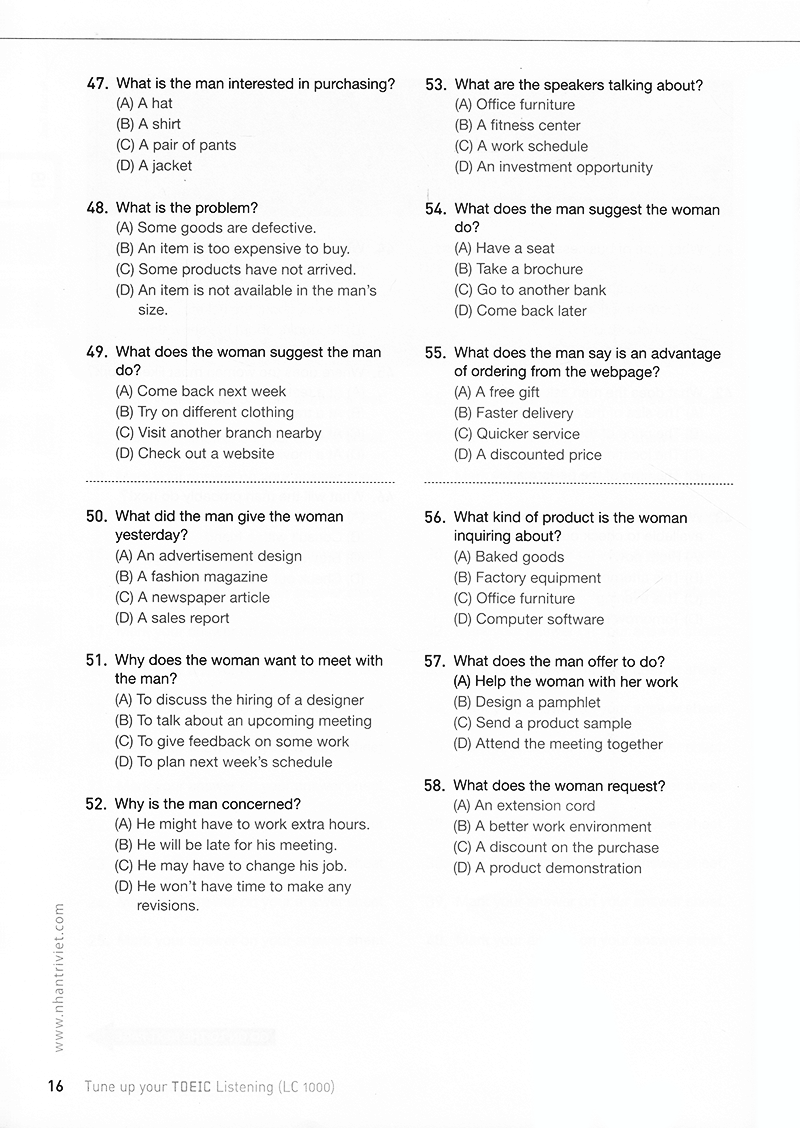 tune up your toeic reading rc 1000 - Ảnh 14