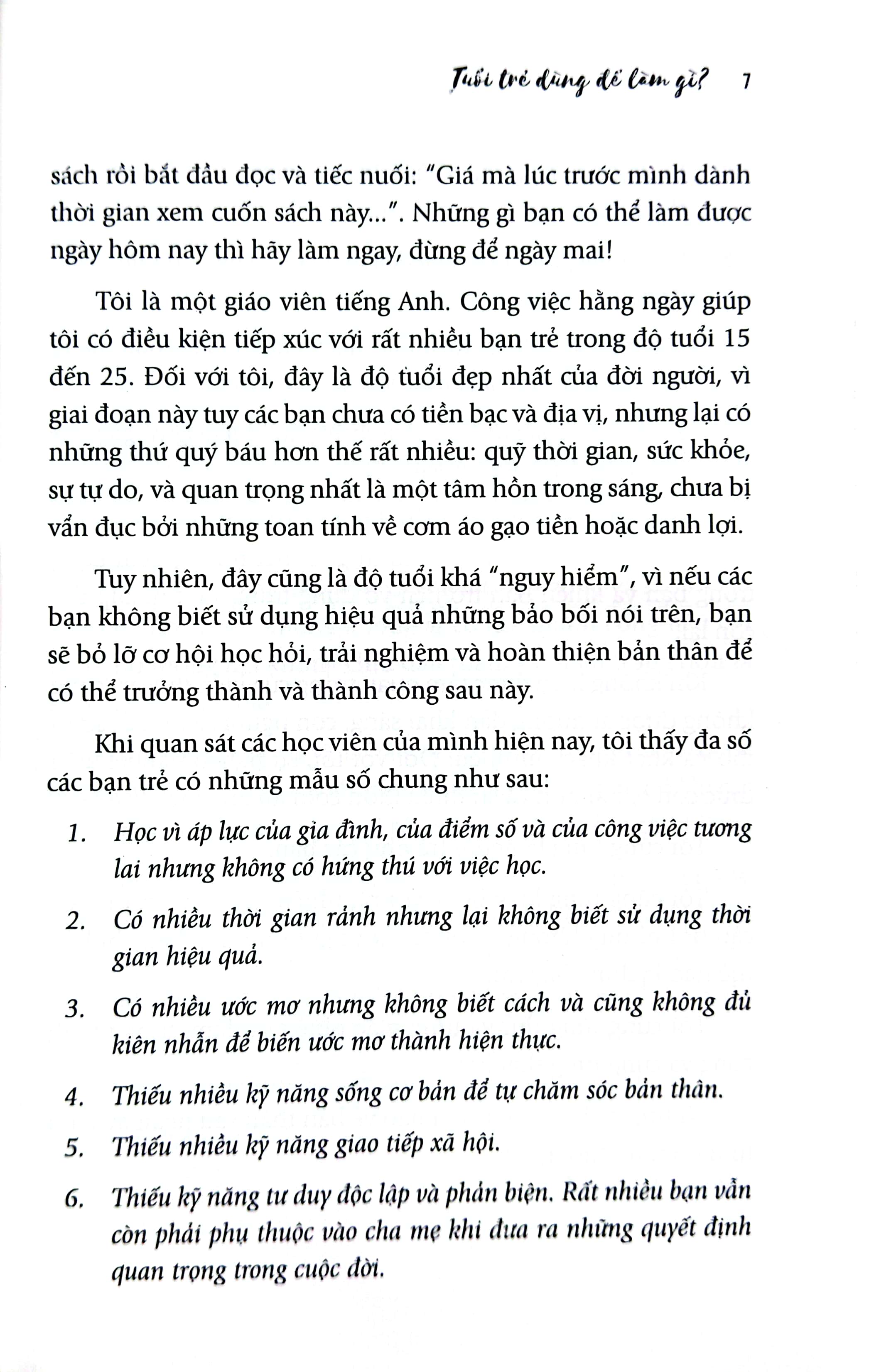 tuổi trẻ dùng để làm gì? - Ảnh 6