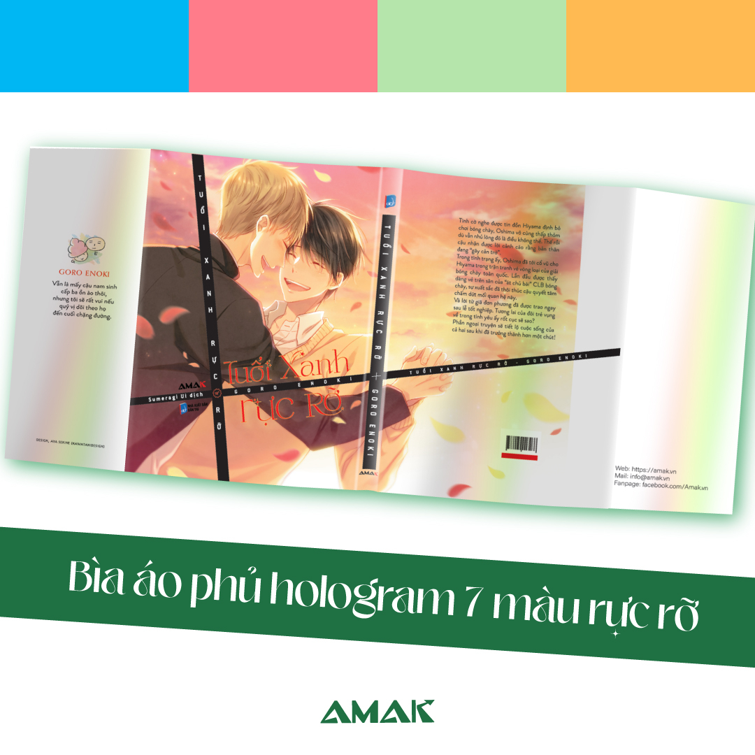 tuổi xanh rực rỡ - tặng kèm bìa áo + postcard cán hologram + standee chibi pvc - Ảnh 4