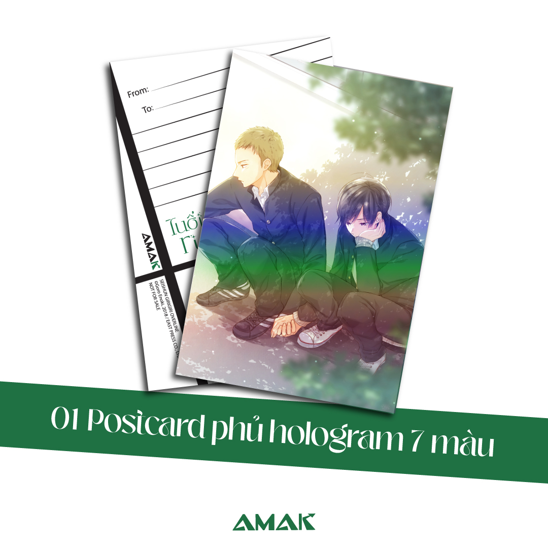 tuổi xanh rực rỡ - tặng kèm bìa áo + postcard cán hologram + standee chibi pvc - Ảnh 5