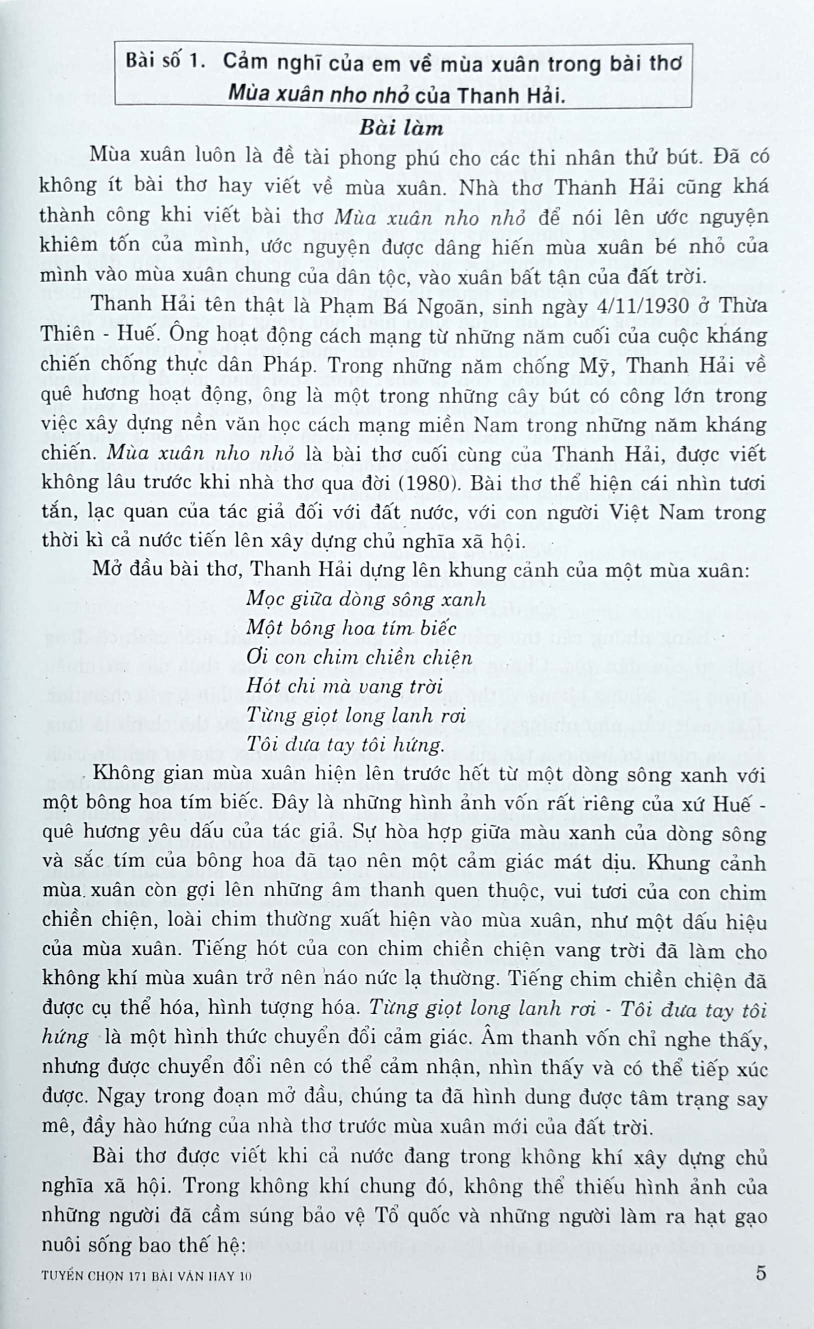 tuyển chọn 171 bài văn hay 10 - Ảnh 4