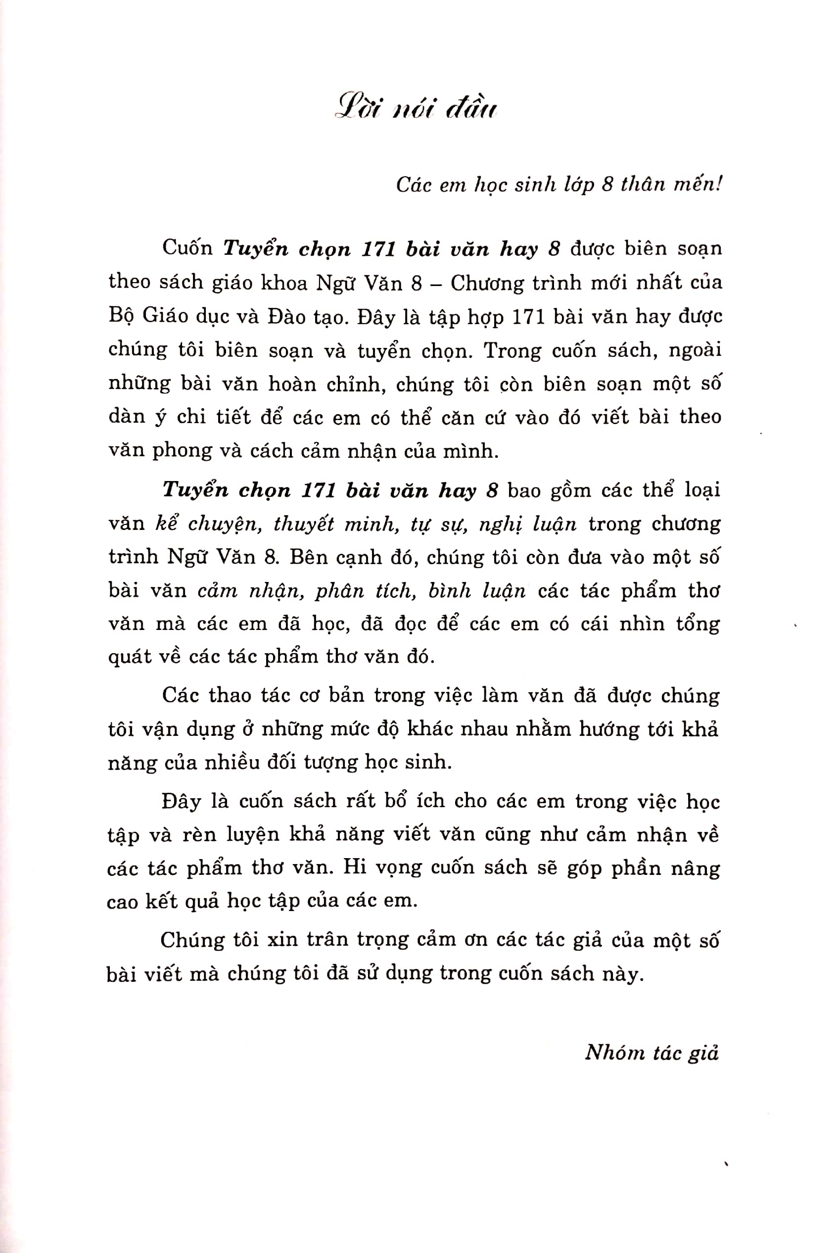 tuyển chọn 171 bài văn hay 8 (theo chương trình giáo dục phổ thông mới) - Ảnh 5