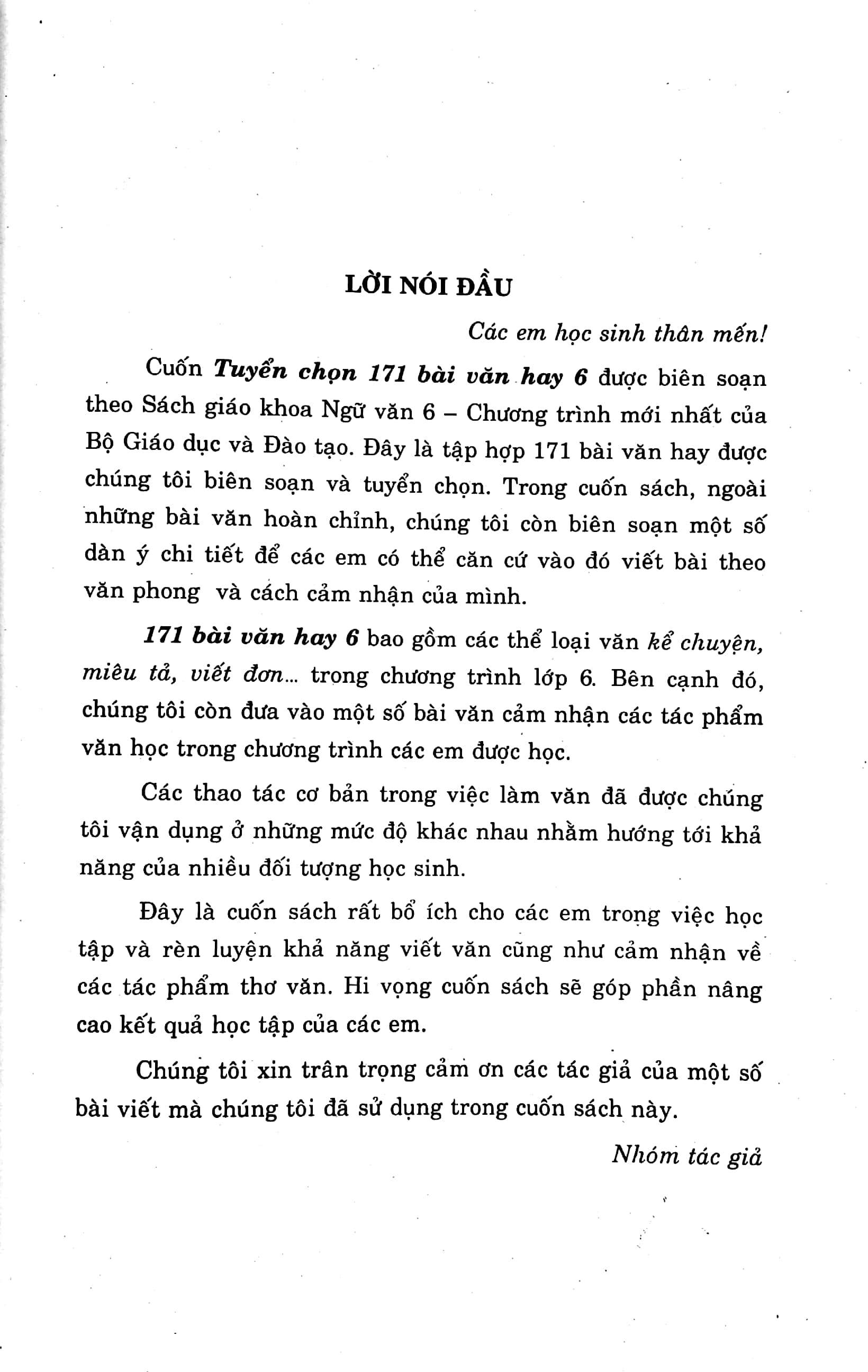 tuyển chọn 171 bài văn hay bồi dưỡng học sinh giỏi văn 6 (theo chương trình giáo dục phổ thông mới) - Ảnh 4