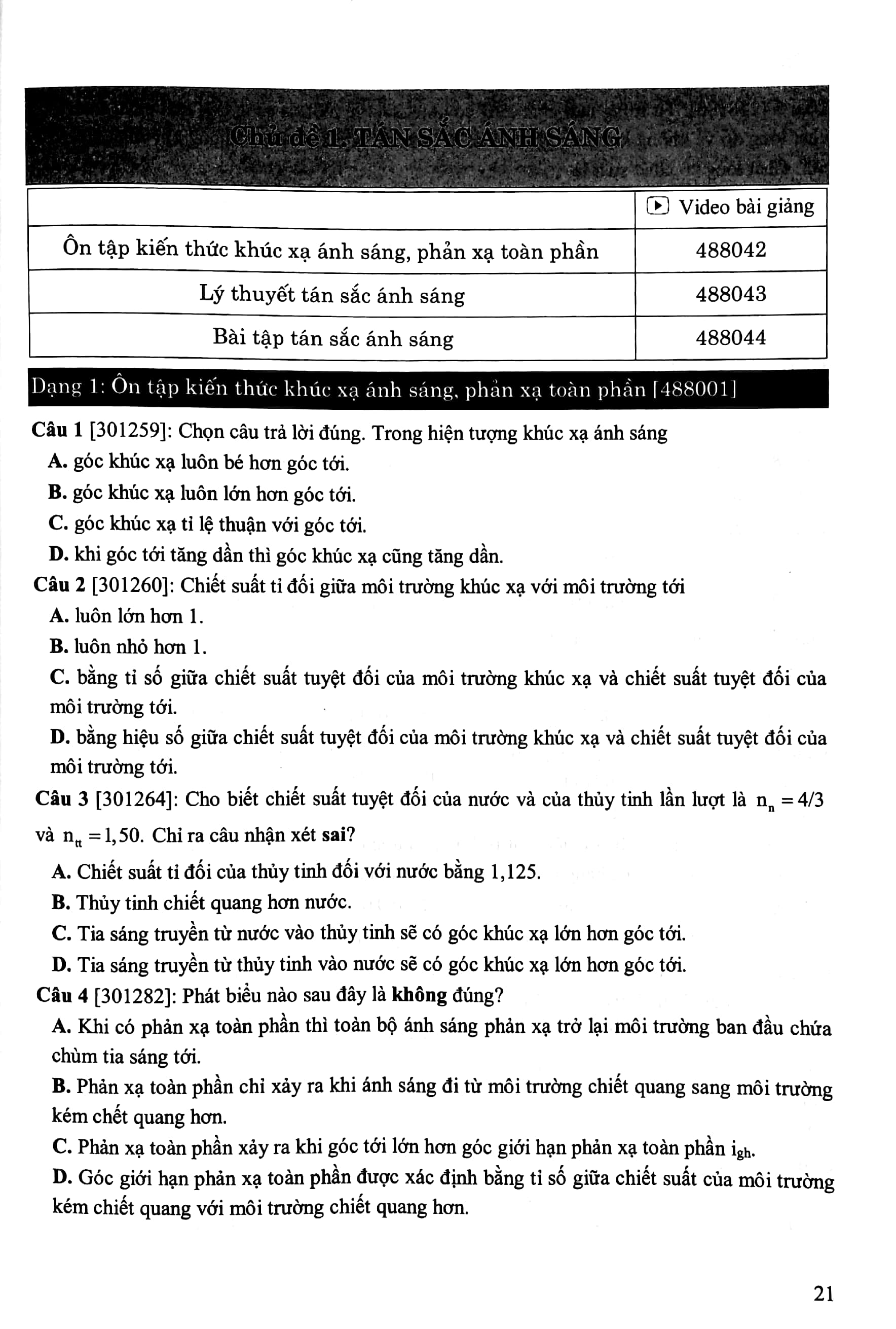 tuyển chọn 2000 bài sóng ánh sáng, lượng tử ánh sáng và hạt nhân nguyên tử - Ảnh 5