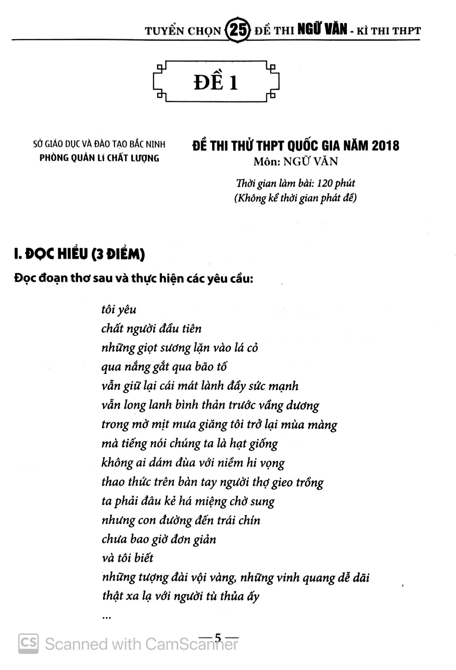 tuyển chọn 25 đề thi ngữ văn kì thi thpt - Ảnh 6