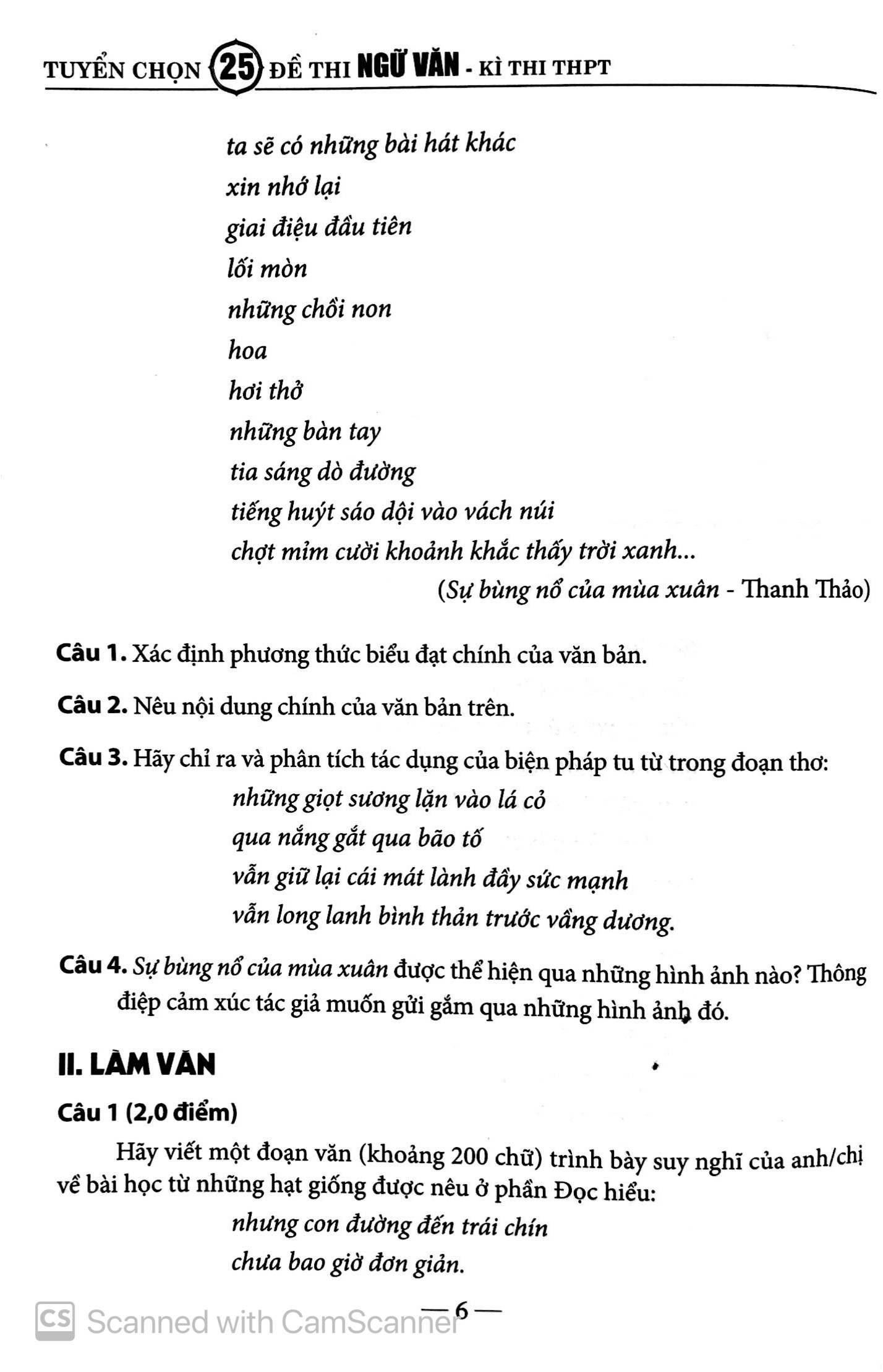 tuyển chọn 25 đề thi ngữ văn kì thi thpt - Ảnh 7