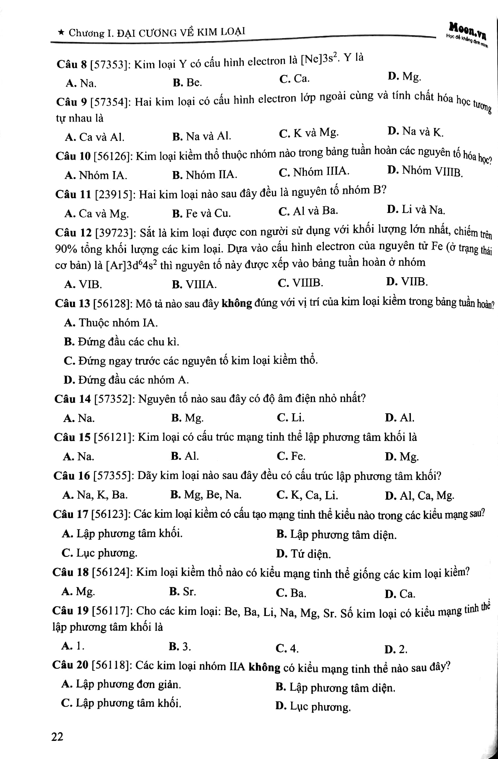 Tuyển Chọn 3000 Câu Hỏi Lý Thuyết Hóa Vô Cơ - Ảnh 5
