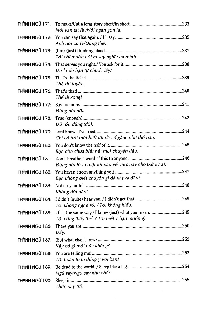 tuyển chọn 319 câu thành ngữ giao tiếp tiếng anh - Ảnh 10