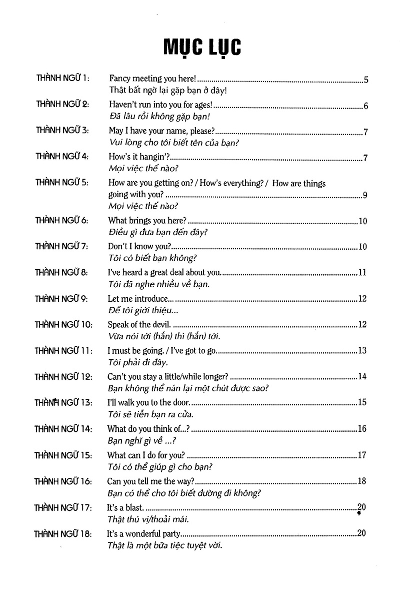 tuyển chọn 319 câu thành ngữ giao tiếp tiếng anh - Ảnh 3