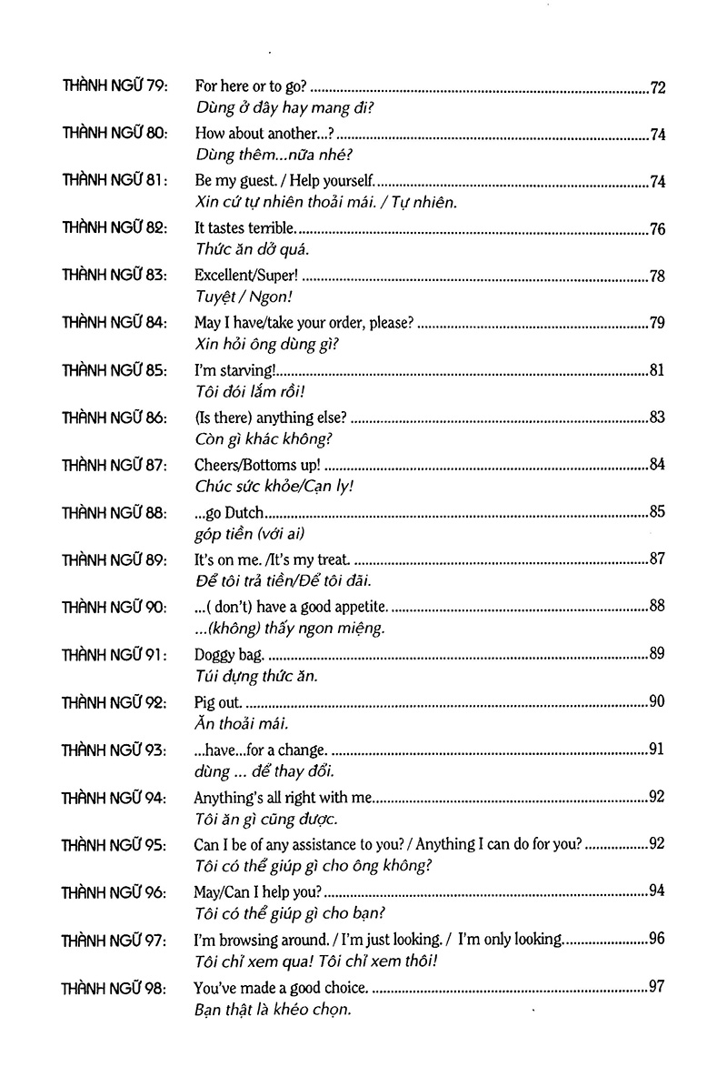 tuyển chọn 319 câu thành ngữ giao tiếp tiếng anh - Ảnh 5