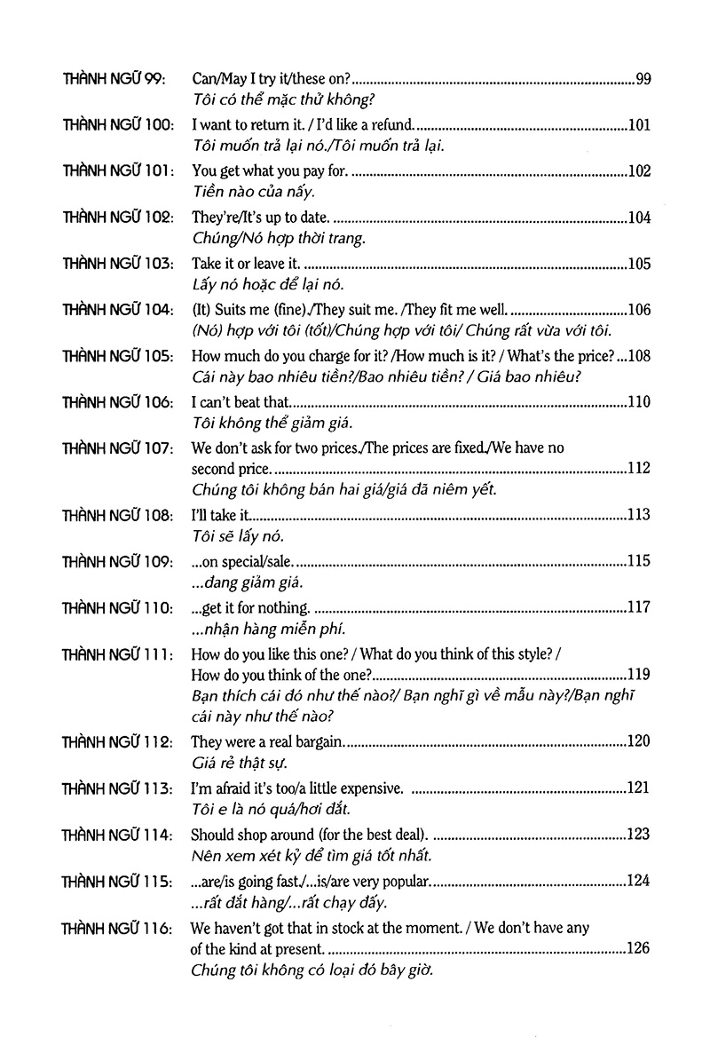 tuyển chọn 319 câu thành ngữ giao tiếp tiếng anh - Ảnh 6