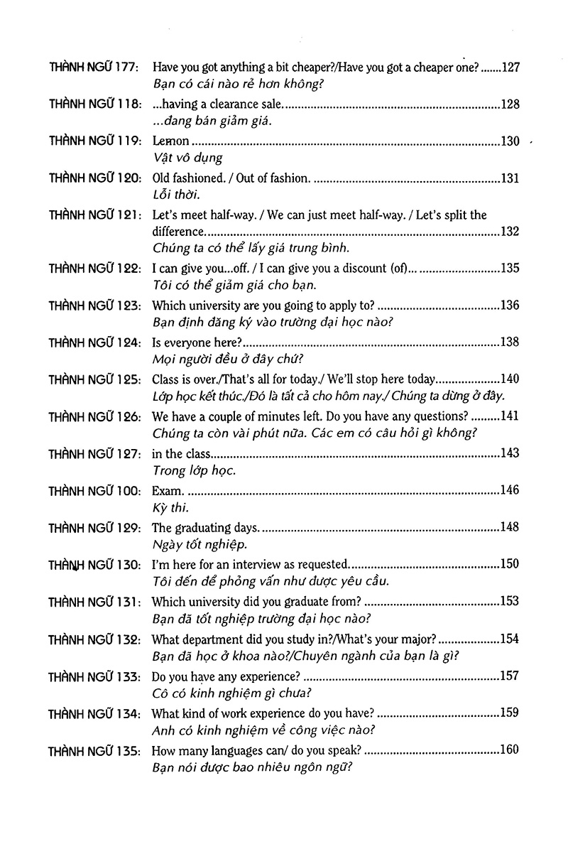 tuyển chọn 319 câu thành ngữ giao tiếp tiếng anh - Ảnh 7