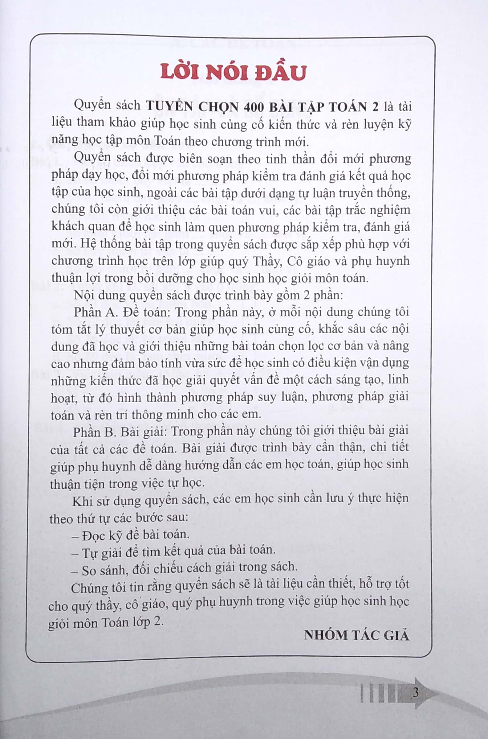 tuyển chọn 400 bài tập toán 2 (theo chương trình giáo dục phổ thông mới) (tái bản 2022) - Ảnh 5