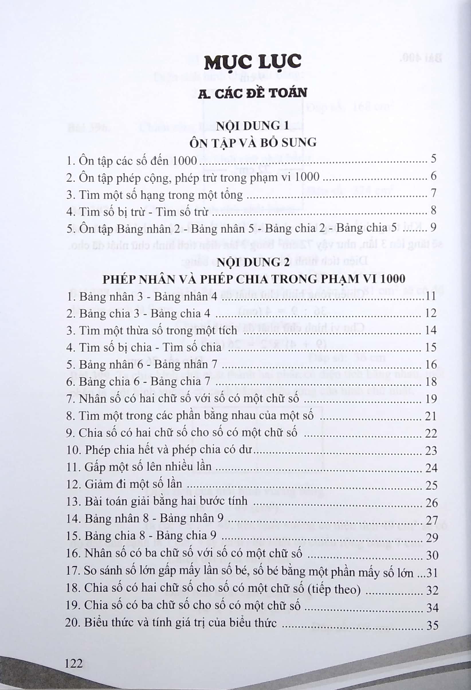 tuyển chọn 400 bài tập toán 3 (theo chương trình gdpt mới - dùng chung cho 3 bộ sách) - Ảnh 3