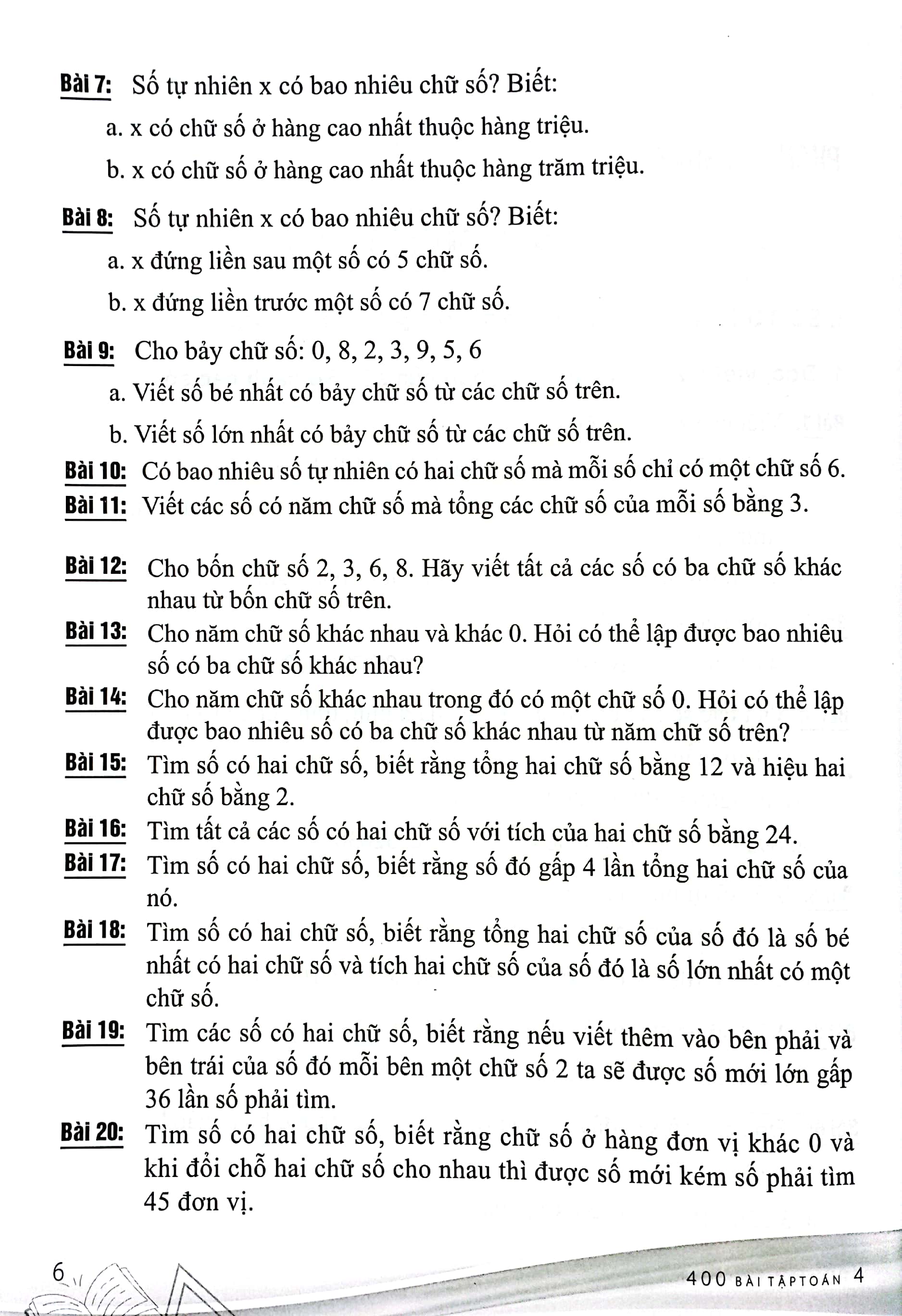 tuyển chọn 400 bài tập toán 4 (theo chương trình giáo dục phổ thông mới) - Ảnh 5