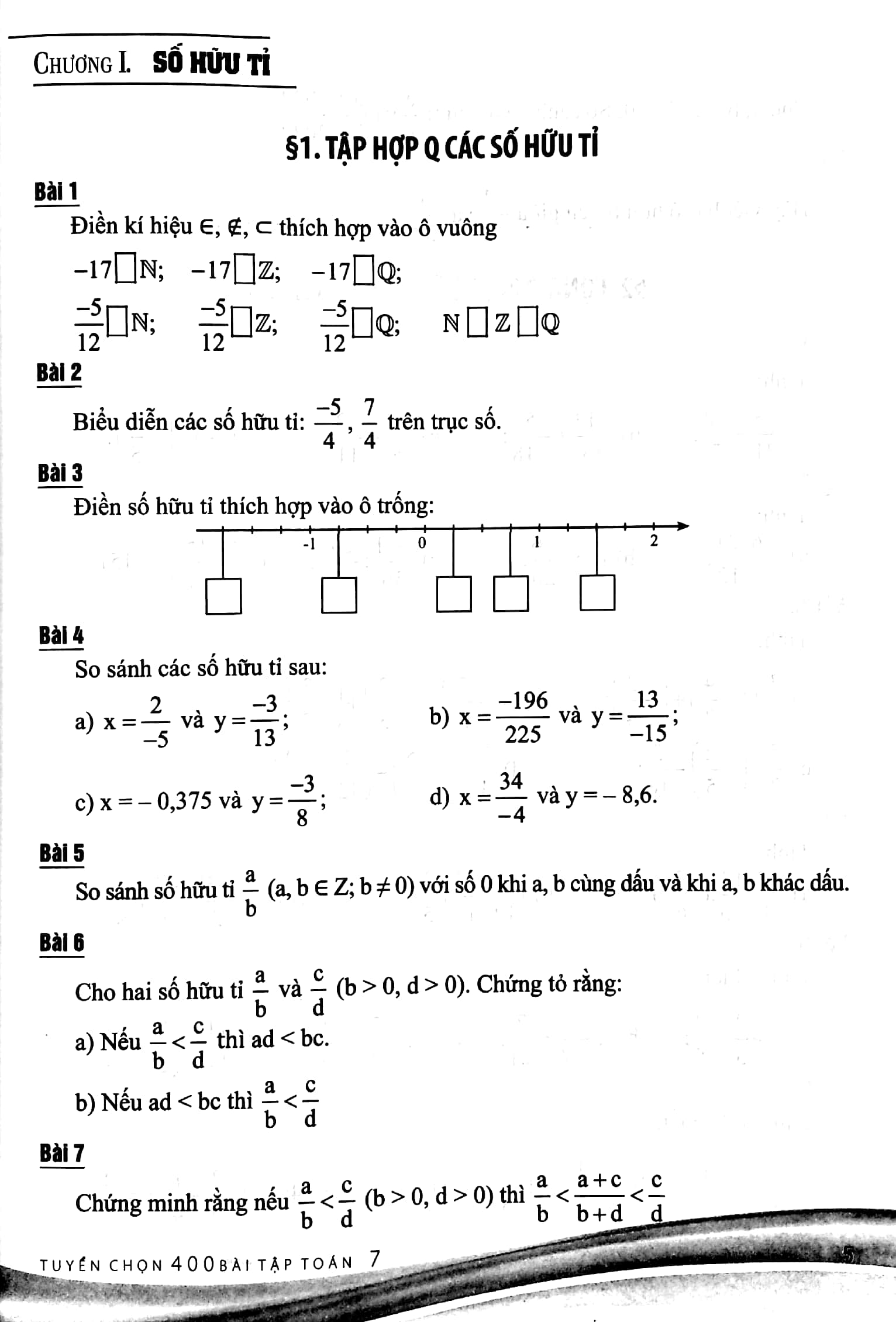 tuyển chọn 400 bài tập toán 7 (theo chương trình gdpt mới - dùng chung cho 3 bộ sách) - Ảnh 6