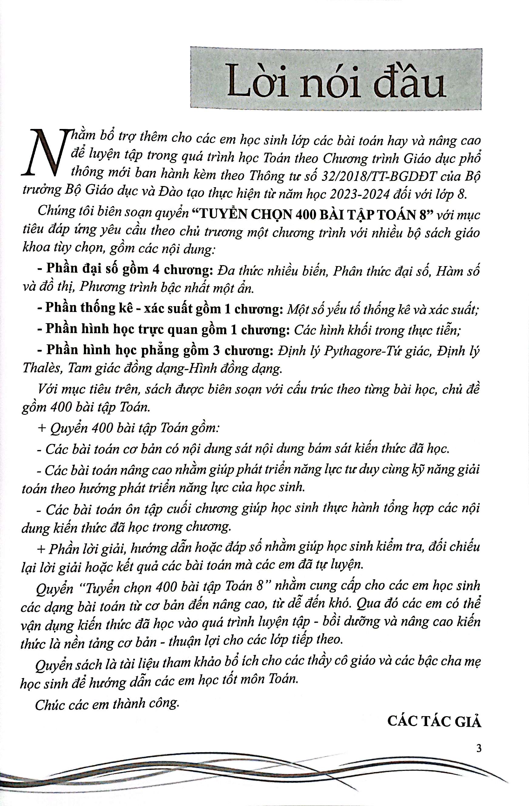 tuyển chọn 400 bài tập toán 8 - bồi dưỡng học sinh khá, giỏi - Ảnh 3