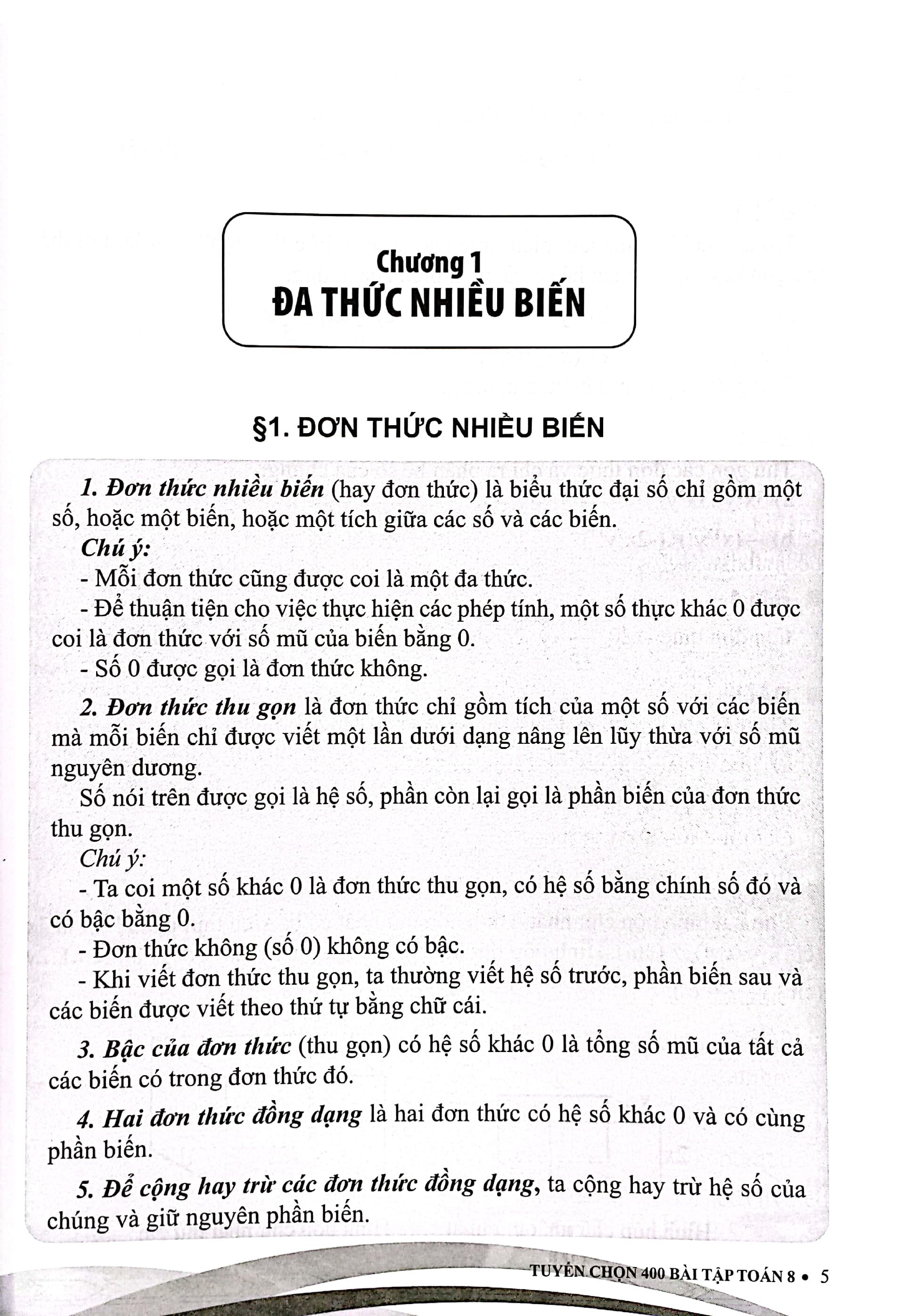 tuyển chọn 400 bài tập toán 8 (theo chương trình giáo dục phổ thông mới) - Ảnh 4