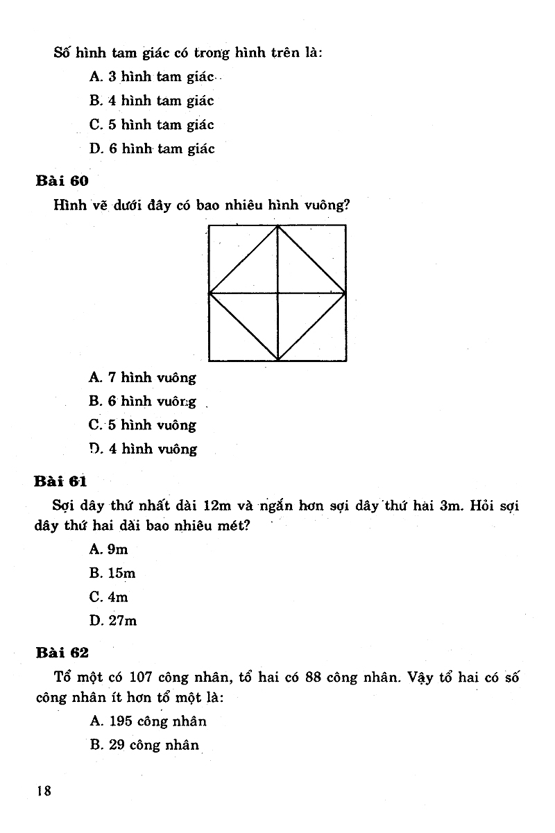 tuyển chọn các bài tập trắc nghiệm toán 3 - Ảnh 17