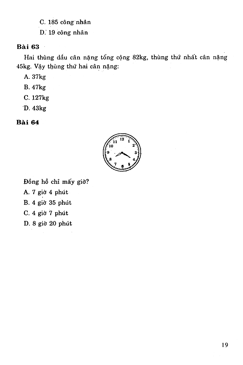 tuyển chọn các bài tập trắc nghiệm toán 3 - Ảnh 18