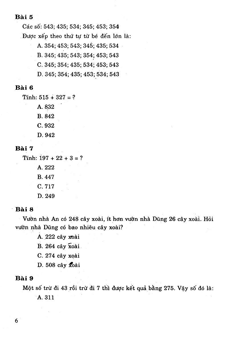 tuyển chọn các bài tập trắc nghiệm toán 3 - Ảnh 5