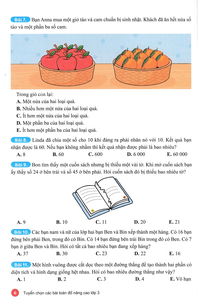 tuyển chọn các bài toán đố nâng cao 3 - Ảnh 6