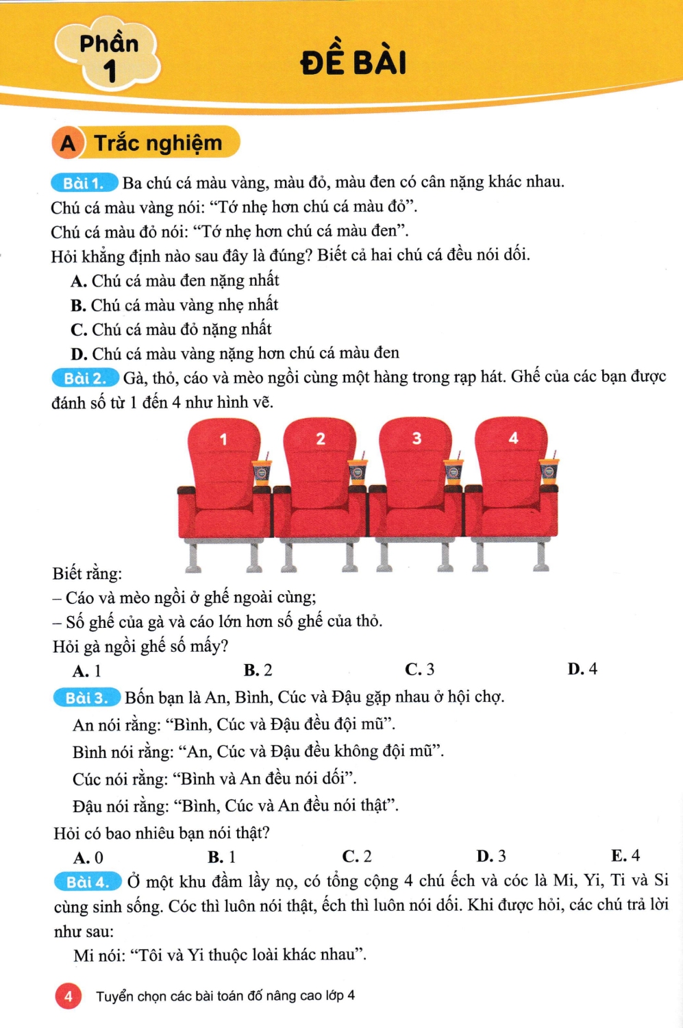 tuyển chọn các bài toán đố nâng cao 4 - Ảnh 5