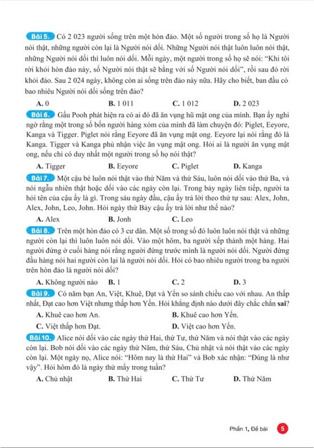 Tuyển Chọn Các Bài Toán Đố Nâng Cao - Lớp 5 - Ảnh 4