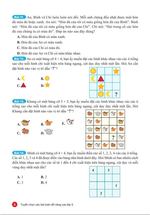 Tuyển Chọn Các Bài Toán Đố Nâng Cao - Lớp 5 - Ảnh 5