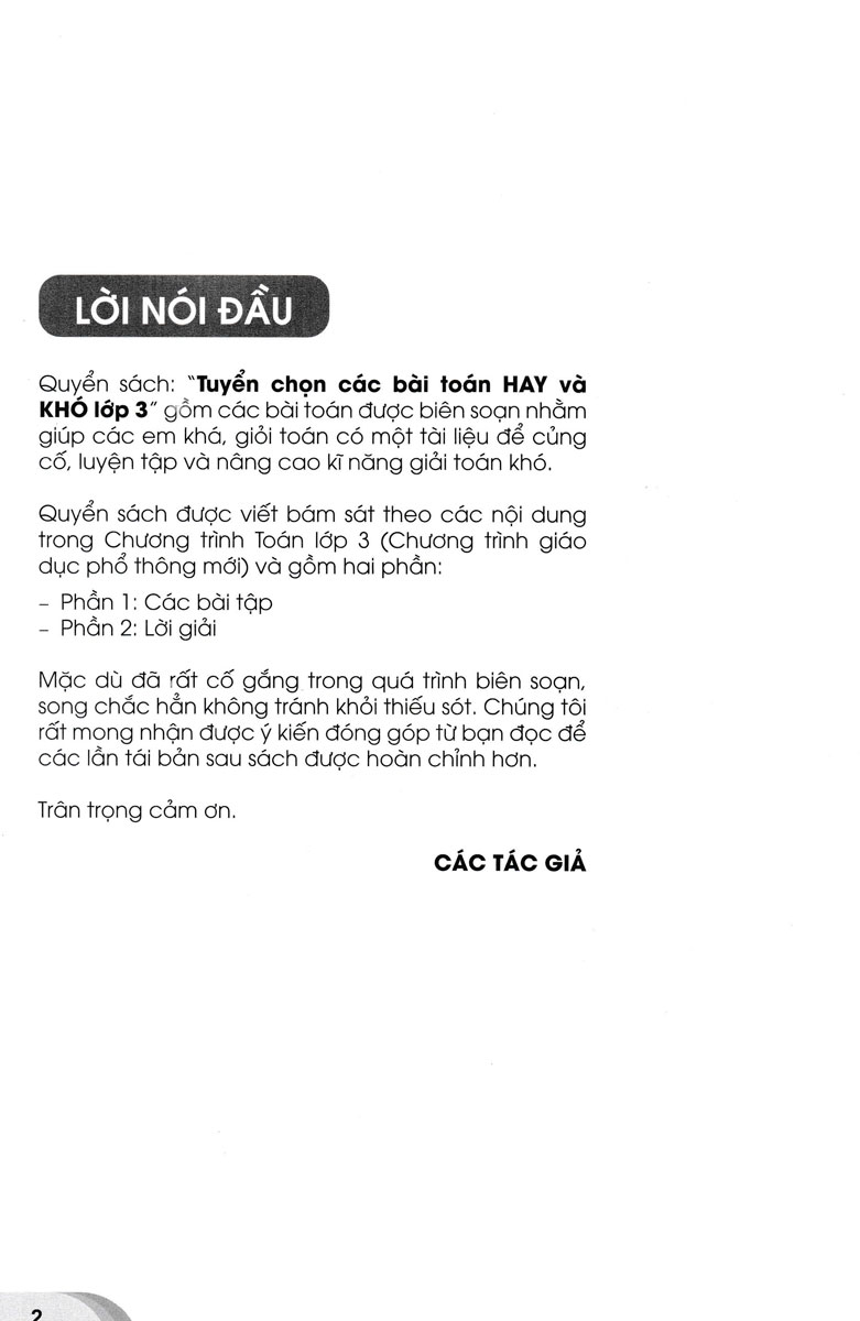 tuyển chọn các bài toán hay và khó lớp 3 - Ảnh 3