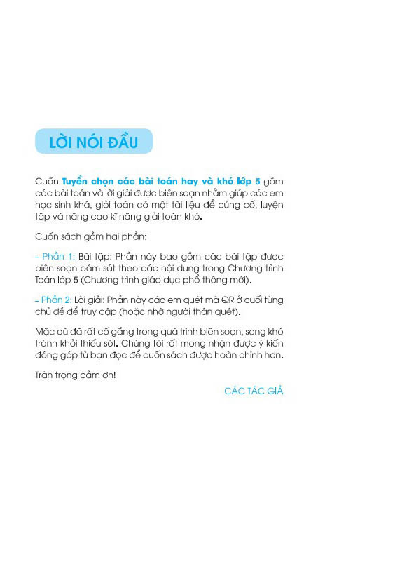 tuyển chọn các bài toán hay và khó lớp 5 (theo chương trình gdpt mới) - Ảnh 3