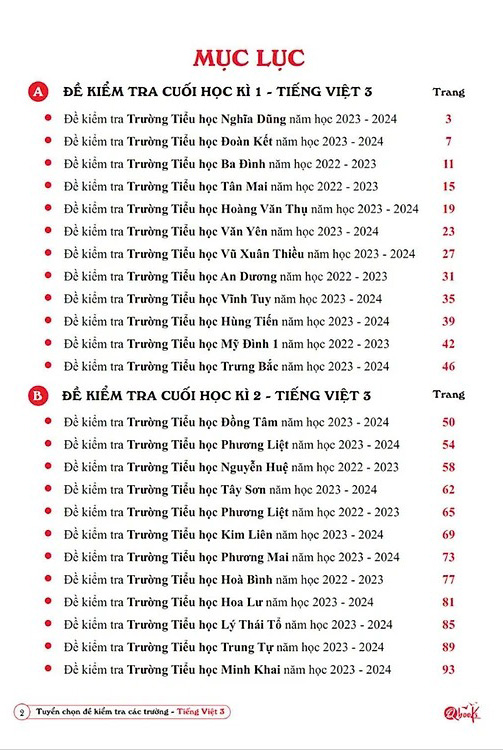 tuyển chọn đề kiểm tra tiếng việt các trường 3 - Ảnh 2