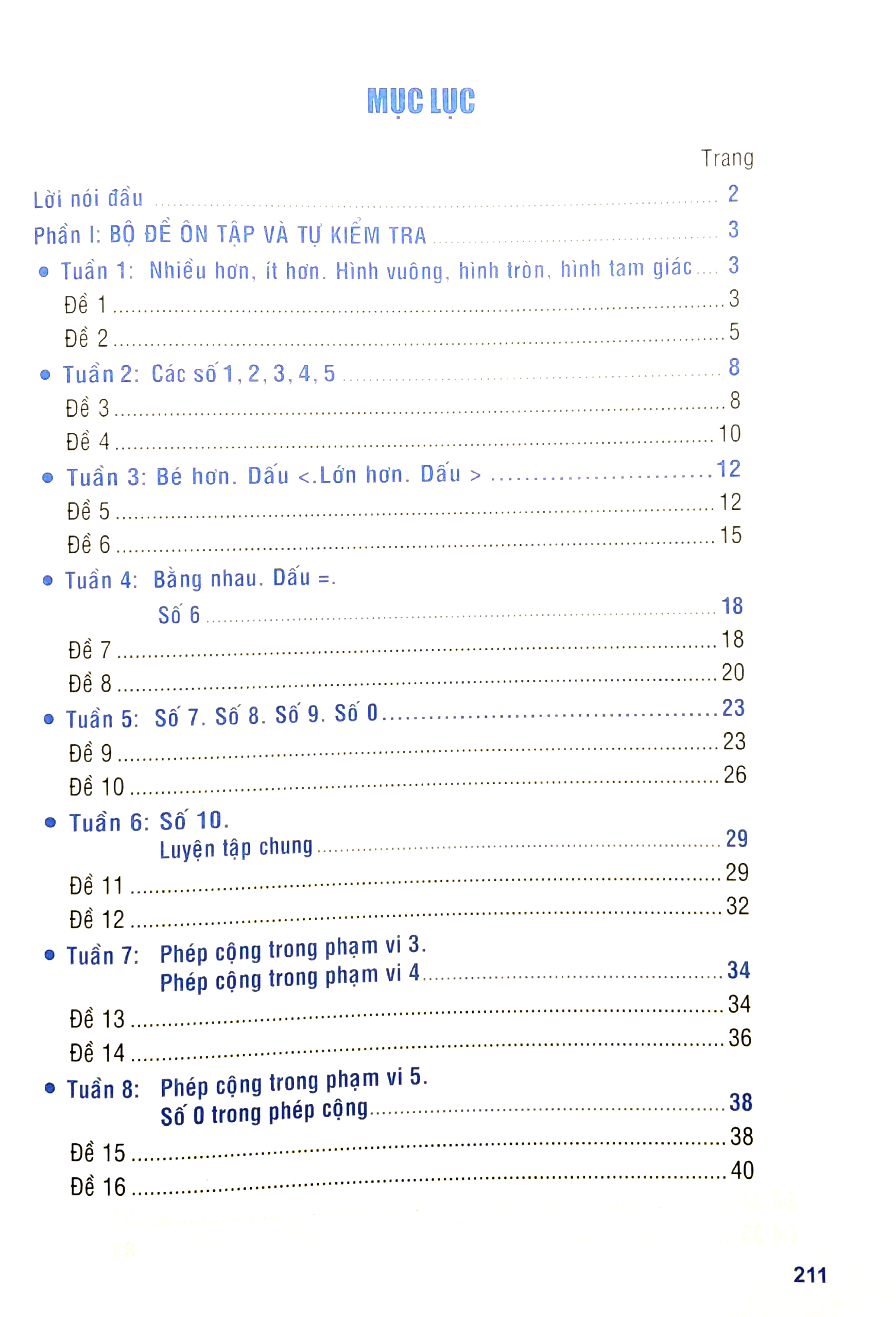tuyển chọn đề ôn luyện và tự kiểm tra toán 1 - Ảnh 3