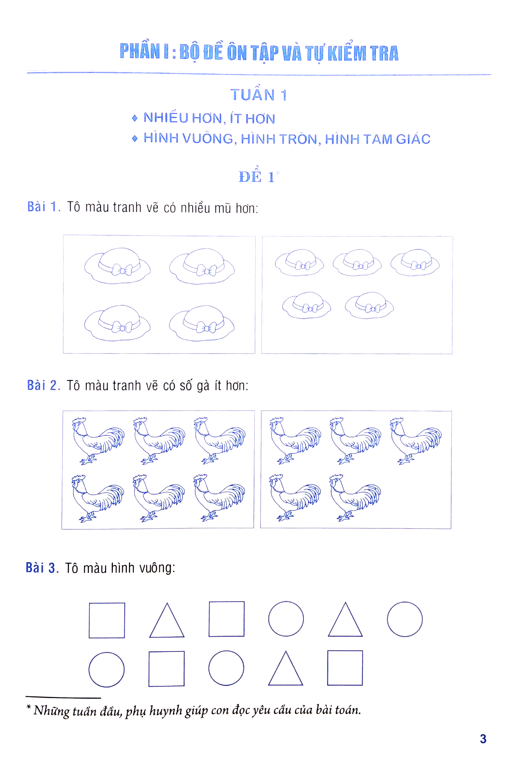 tuyển chọn đề ôn luyện và tự kiểm tra toán 1 - Ảnh 6